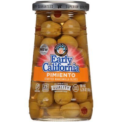 Early California Pimiento Stuffed Manzanilla Olives - 5.75oz