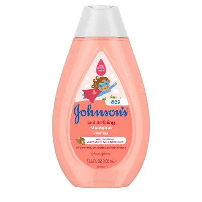 Johnsons Kids Curl-Defining Shampoo, Shea Butter, for Toddlers Hair - 13.6 fl oz