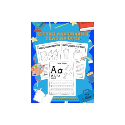 Letter and Number Tracing Book - Large Print by Laura Bidden (Paperback)