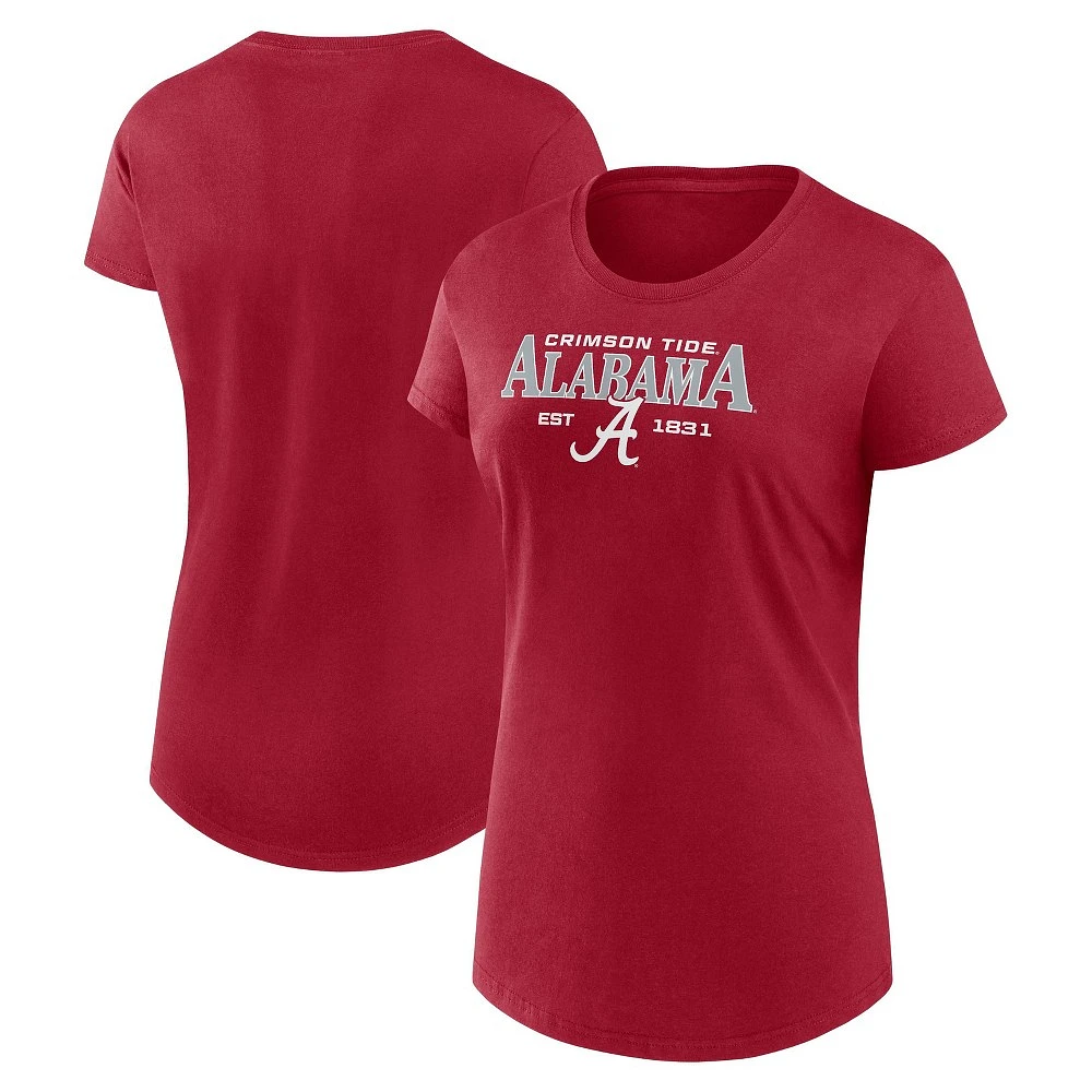 NCAA Alabama Crimson Tide Womens Relaxed T-hirt