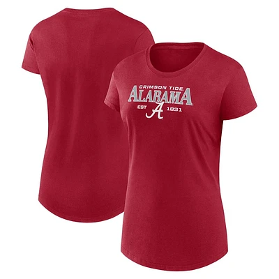 NCAA Alabama Crimson Tide Womens Relaxed T-hirt