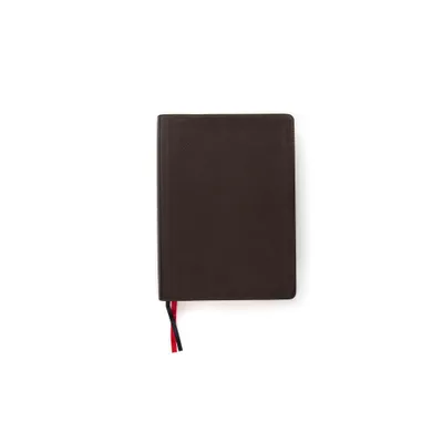 CSB Study Bible, Brown Genuine Leather, Indexed - by Csb Bibles by Holman (Leather Bound)