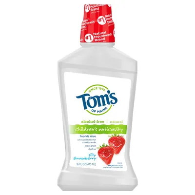 Toms of Maine Alcohol-Free Childrens Mouth Wash 16oz