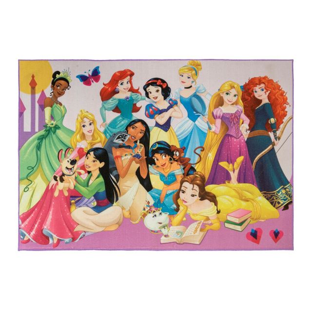 60x84 Disney Princess Party Kids Rug