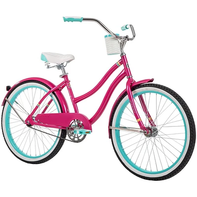 Huffy Good Vibrations 24 Adult Cruiser Bike - Fuchsia