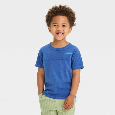 Toddler Boy Short Sleeve Make Wave T-Shirt - Cat & Jack Blue 12M