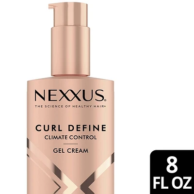 Nexxus Curl Define Climate Control Hair Gel Cream - 8oz