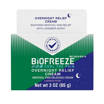 Biofreeze Overnight Cream - 3oz