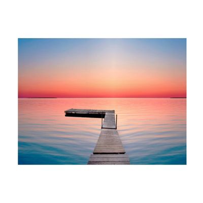 14 x 19 James McLoughlin Lakescape x Unframed Canvas Art - Trademark Fine Art