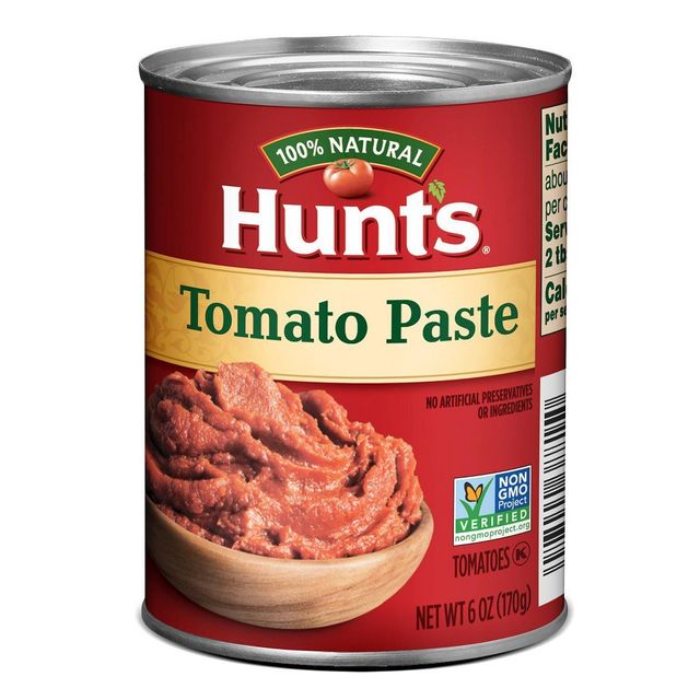 Hunts 100% Natural Tomato Paste - 6oz