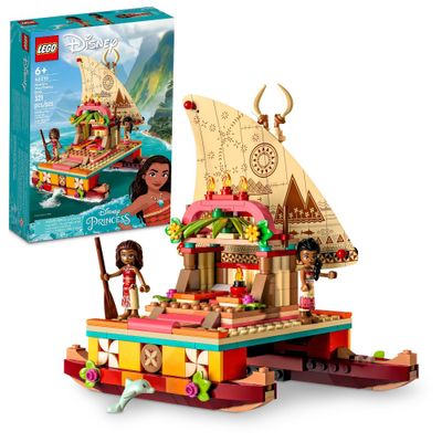 LEGO Disney Princess Moanas Wayfinding Boat Toy 43210