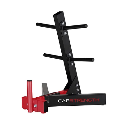 CAP Strength Standard Plate Stand Weight Rack 500lbs - Black/Red