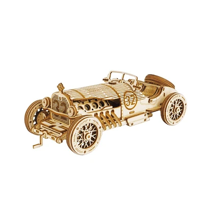 Hands Craft Modern Wooden Puzzle Grand Prix Car