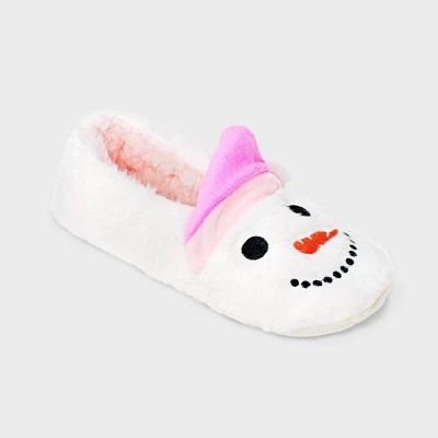 Kids Snowman Holiday Slipper Socks