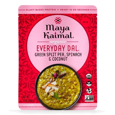 Maya Kaimal Green Split Pea Spinach & Coconut Everyday Dal - 10oz