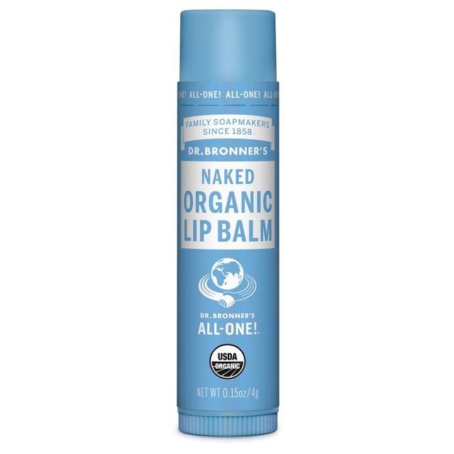 Dr. Bronners Organic Lip Balm Naked - .15oz