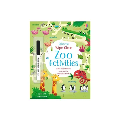 Wipe-Clean Zoo Activities - (Wipe-Clean Activities) by Kirsteen Robson (Paperback)