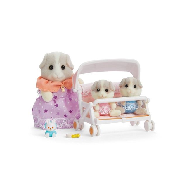 Calico Critters Patty & Padens Double Stroller