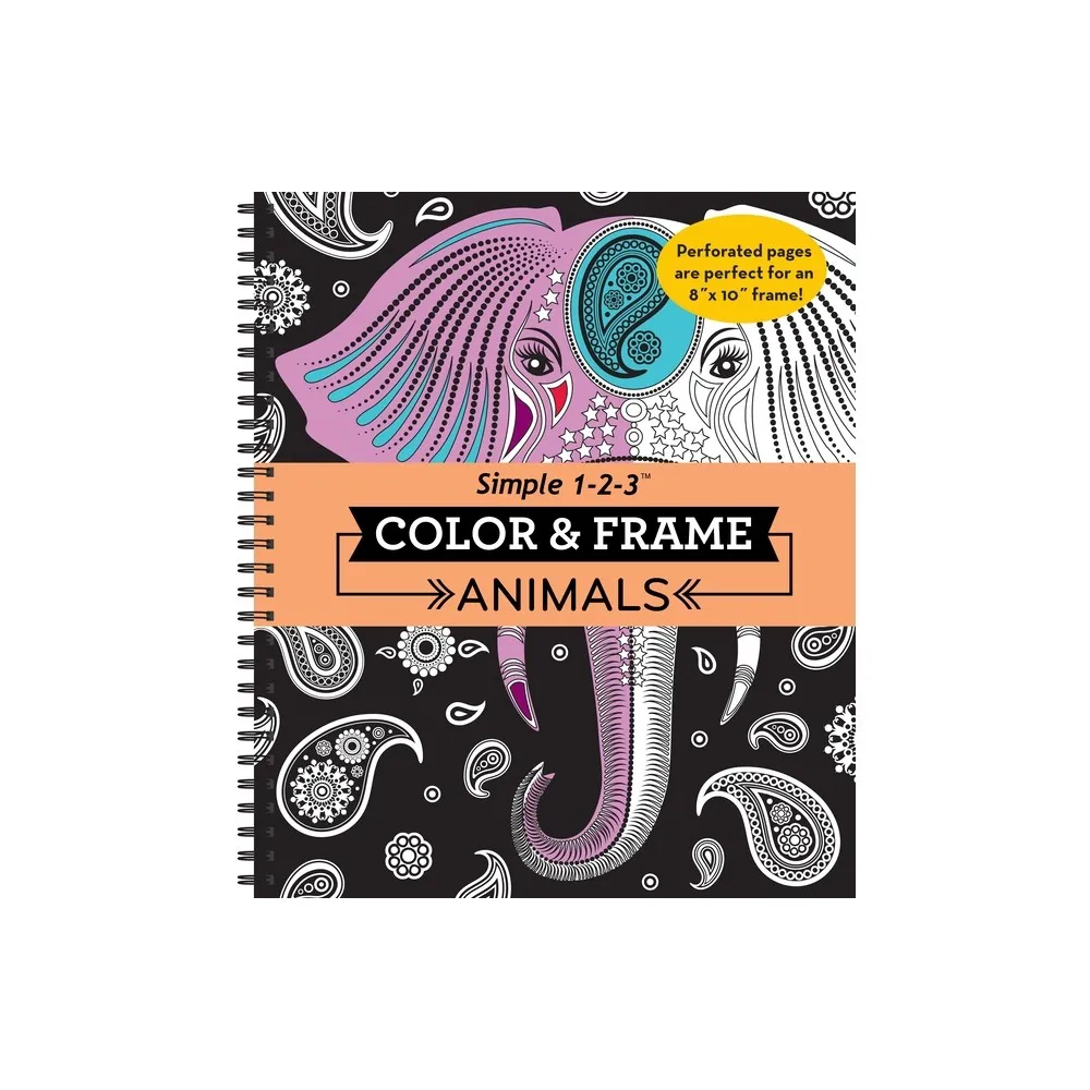 Color & Frame - By the Sea (Adult Coloring Book) (Spiral