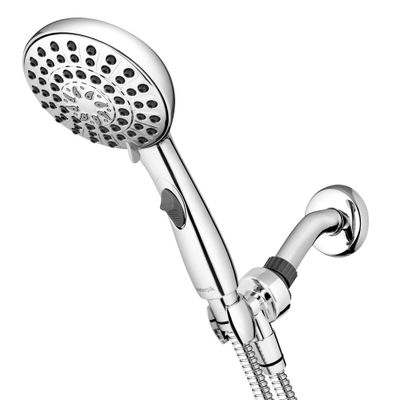 8ft Easy Reach Hose Hand Held Shower Head Chrome - Waterpik