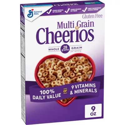 Multi-Grain Cheerios Breakfast Cereal - 9oz - General Mills