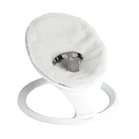 Munchkin Premium Ultra-Soft Faux Fur Baby Swing Seat Cover - White