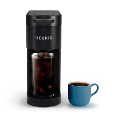 Keurig K-Iced Plus Single-Serve Coffee Maker : Automatic Shut-Off, Brews Iced Coffee, Fits Travel Mug, 46 oz Capacity