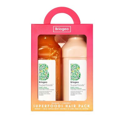 Briogeo Hair Care Briogeo Superfoods Mango + Cherry Superfoods Hair Pack Shampoo + Conditioner - 25 fl oz - Ulta Beauty