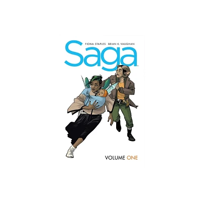 Saga Volume 1: New Edition - by Brian K Vaughan (Paperback)