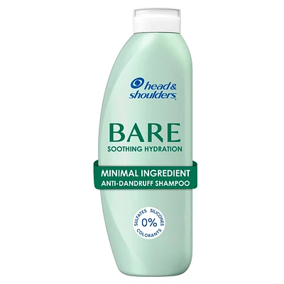 Head & Shoulders Bare Anti Dandruff Soothing Hydration Shampoo, Sulfate Free - 13.5 fl oz