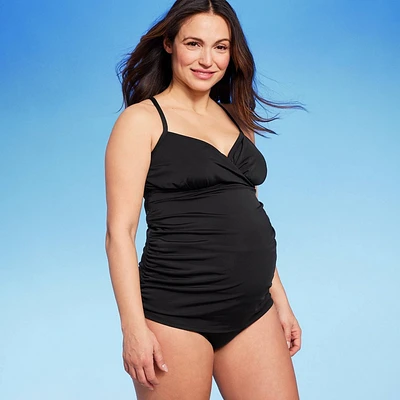 Tankini Maternity wimsuit - Isabel Maternity by Ingrid & Isabel Black