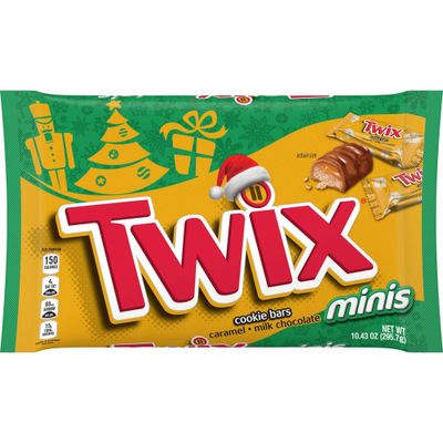 Twix Christmas Minis Cookie Bars - 10.43oz