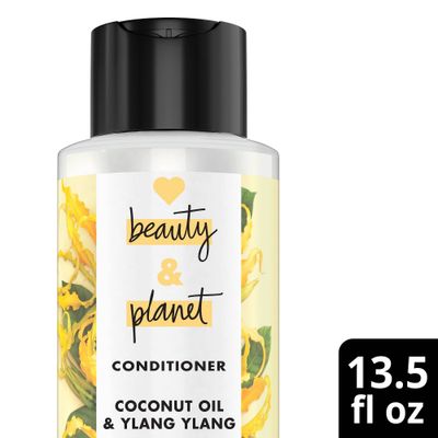Love Beauty and Planet Hope and Hair Repair Strengthening Conditioner Treatment for Split Ends Coconut Oil & Ylang Ylang - 13.5 fl oz