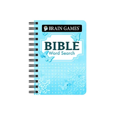 Brain Games - To Go - Bible Word Search (Blue) - by Publications International Ltd & Brain Games (Spiral Bound)