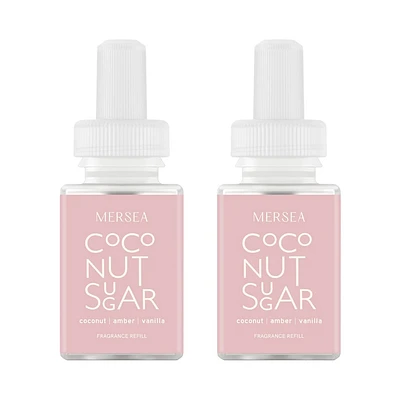 Pura Mersea 2pk Coconut Sugar Smart Vial Fragrance Refills: Ethically Sourced, Amber & Vanilla Scents