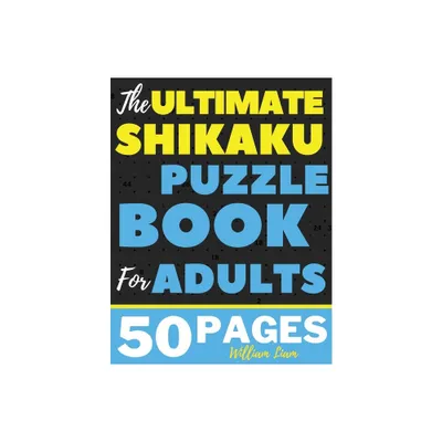 Large Print 20*20 Shikaku Puzzle Book For Adults Brain Game For Relaxation - (Activity Books) 2nd Edition,Large Print by William Liam (Paperback)