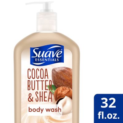 Suave Cocoa Butter & Shea Creamy Body Wash Pump - 32 fl oz