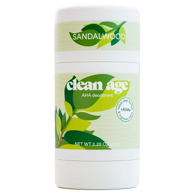 Clean Age Sandalwood AHA Deodorant for Teens