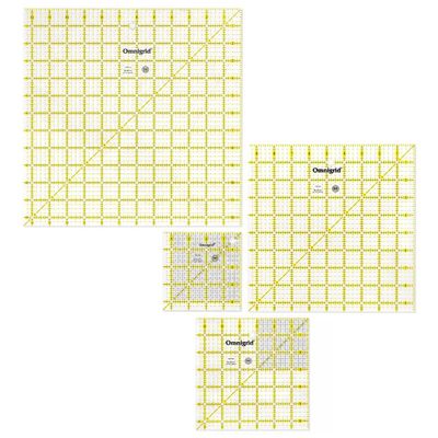 Omnigrid Square Quilting Ruler Value Pack