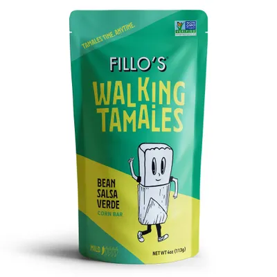 FILLOS Walking Tamales Bean Salsa Verde - 4oz