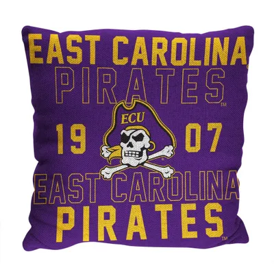 NCAA East Carolina Pirates Stacked Woven Pillow