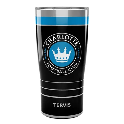 MLS Charlotte FC 20oz MVP Stripe Stainless Steel Tumbler