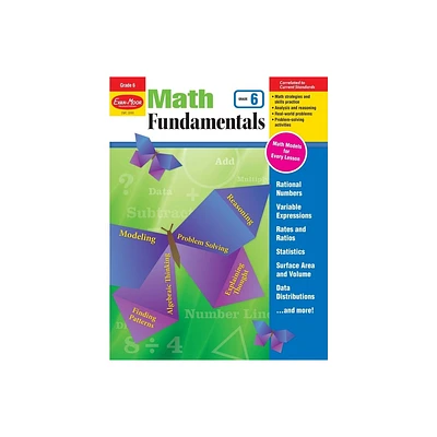 Math Fundamentals, Grade 6 Teacher Resource - by Evan-Moor Educational Publishers (Paperback)