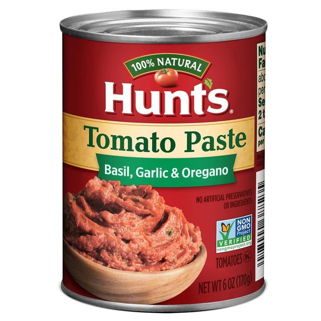 Hunts 100% Natural Basil, Garlic, & Oregano Paste 6oz