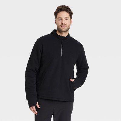 Men 1/4 Zip Adaptive Sweathirt