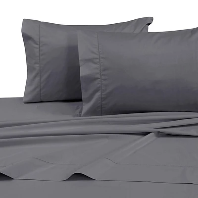 Cotton Sateen Deep Pocket Sheet Set (King) Silver Gray 700 Thread Count - Tribeca Living