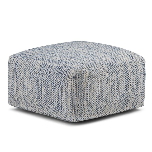 Terri Square Pouf - WyndenHall: Hand Woven