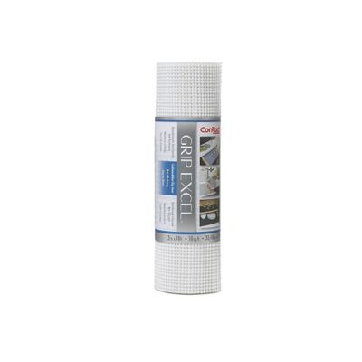 Con-Tact Brand Grip Excel Grip Non-Adhesive Shelf Liner- White (12x 10)