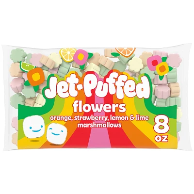 Kraft Jet Puffed Flowers Orange Strawberry Lemon & Lime Flavored Marshmallows - 8oz