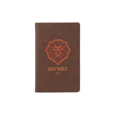 KJV Kids Bible, 40 Pages Full Color Study Helps, Presentation Page, Ribbon Marker, Holy Bible for Children Ages 8-12, Lion Emblem Faux Leather